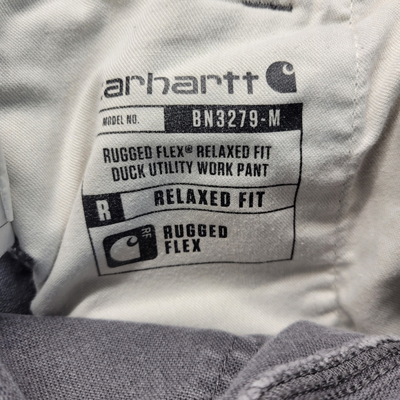 Men's Gray Jeans Carhartt Size 32x30 (ACTUAL 32X29) - Picture 8 of 14